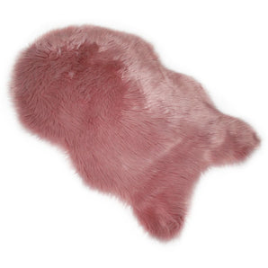 Hasmark imiteret lammeskind - rosa