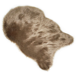 Hasmark immiteret lammeskind - taupe