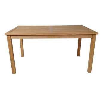 Billund havebord i teak, 150x90 cm